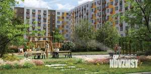 2-к квартира, строящийся дом, 54м2, 2/8 этаж