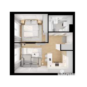 1-к квартира, вторичка, 36м2, 3/9 этаж