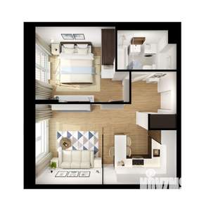 1-к квартира, вторичка, 40м2, 3/9 этаж