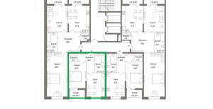 1-к квартира, вторичка, 45м2, 8/9 этаж