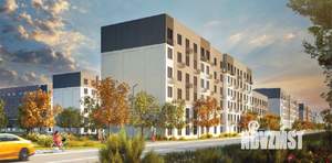 3-к квартира, строящийся дом, 58м2, 1/6 этаж