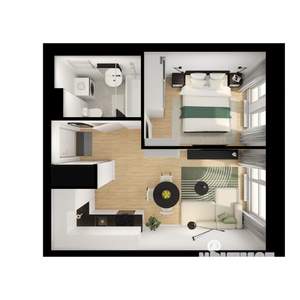 1-к квартира, вторичка, 33м2, 9/9 этаж