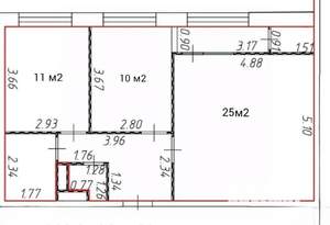 2-к квартира, вторичка, 60м2, 7/10 этаж