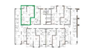 1-к квартира, вторичка, 48м2, 2/9 этаж