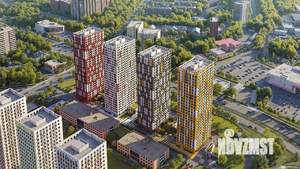 1-к квартира, строящийся дом, 29м2, 14/28 этаж