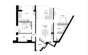 4-к квартира, вторичка, 163м2, 7/21 этаж