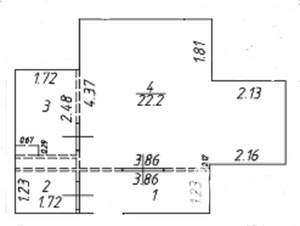 Студия квартира, вторичка, 33м2, 2/3 этаж