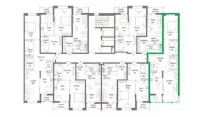 2-к квартира, вторичка, 77м2, 9/9 этаж