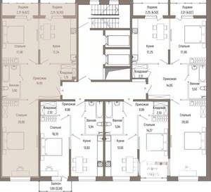 2-к квартира, вторичка, 90м2, 2/9 этаж