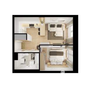 1-к квартира, вторичка, 33м2, 4/9 этаж