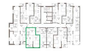 1-к квартира, вторичка, 47м2, 6/10 этаж