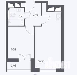 1-к квартира, вторичка, 35м2, 28/28 этаж