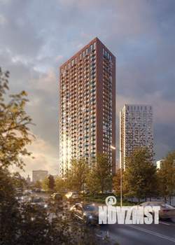 1-к квартира, строящийся дом, 39м2, 21/31 этаж