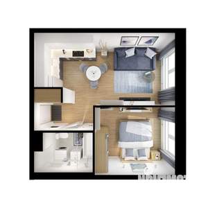 1-к квартира, вторичка, 36м2, 6/9 этаж