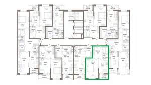 1-к квартира, вторичка, 48м2, 7/10 этаж