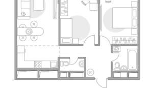 3-к квартира, строящийся дом, 53м2, 8/14 этаж