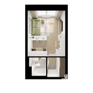 Студия квартира, вторичка, 20м2, 9/9 этаж