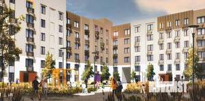 2-к квартира, строящийся дом, 35м2, 5/6 этаж