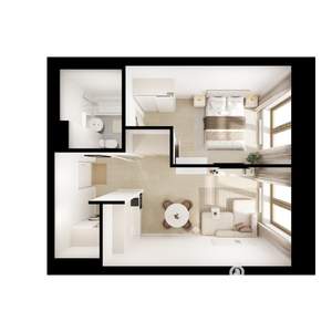 1-к квартира, вторичка, 35м2, 1/9 этаж