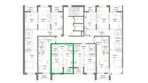 1-к квартира, вторичка, 40м2, 7/9 этаж