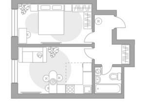 2-к квартира, вторичка, 39м2, 2/23 этаж