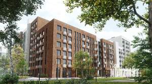 1-к квартира, строящийся дом, 51м2, 9/9 этаж