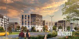 3-к квартира, строящийся дом, 59м2, 3/6 этаж