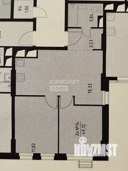 2-к квартира, вторичка, 48м2, 4/31 этаж