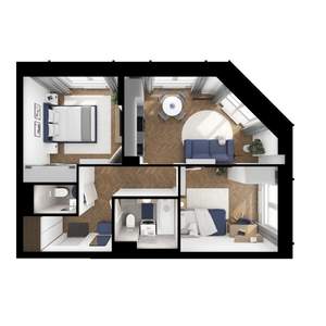 2-к квартира, вторичка, 50м2, 5/9 этаж