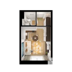 Студия квартира, вторичка, 22м2, 4/9 этаж