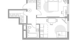4-к квартира, вторичка, 74м2, 12/14 этаж