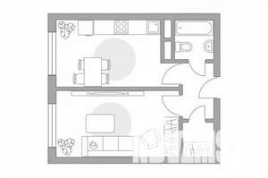 1-к квартира, вторичка, 36м2, 8/8 этаж