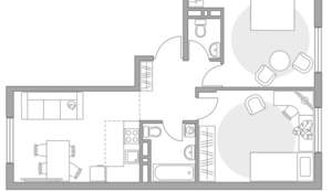 3-к квартира, вторичка, 57м2, 3/14 этаж