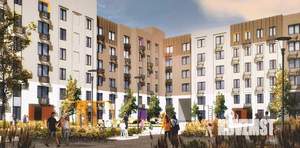 3-к квартира, строящийся дом, 58м2, 1/6 этаж
