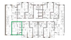 1-к квартира, вторичка, 41м2, 8/9 этаж