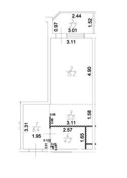 Студия квартира, вторичка, 31м2, 5/10 этаж