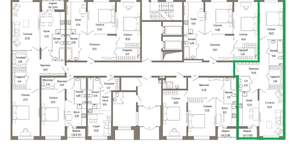 2-к квартира, вторичка, 76м2, 1/9 этаж
