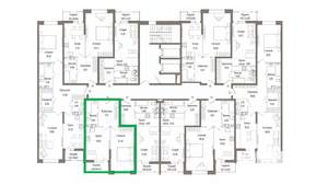 1-к квартира, вторичка, 47м2, 6/9 этаж