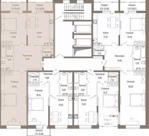 2-к квартира, вторичка, 90м2, 9/9 этаж