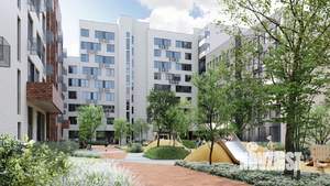 1-к квартира, строящийся дом, 52м2, 9/9 этаж