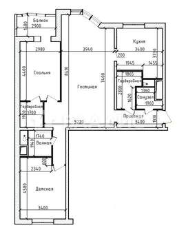 3-к квартира, вторичка, 94м2, 10/25 этаж