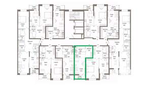 Студия квартира, вторичка, 32м2, 6/9 этаж