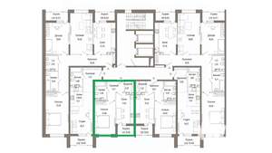 1-к квартира, вторичка, 40м2, 8/9 этаж