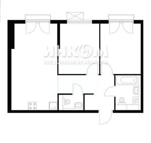2-к квартира, вторичка, 54м2, 8/9 этаж