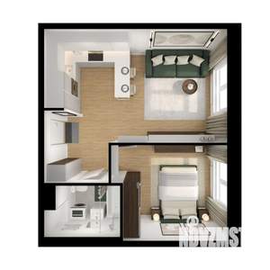 1-к квартира, вторичка, 42м2, 9/9 этаж