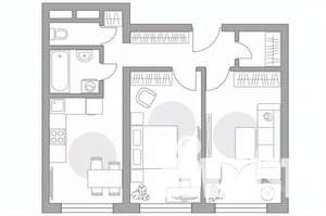 2-к квартира, вторичка, 51м2, 1/8 этаж