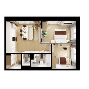 2-к квартира, вторичка, 52м2, 3/9 этаж
