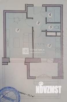 1-к квартира, вторичка, 32м2, 1/4 этаж