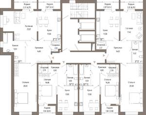 2-к квартира, вторичка, 102м2, 8/9 этаж