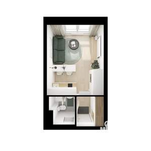 Студия квартира, вторичка, 20м2, 6/9 этаж